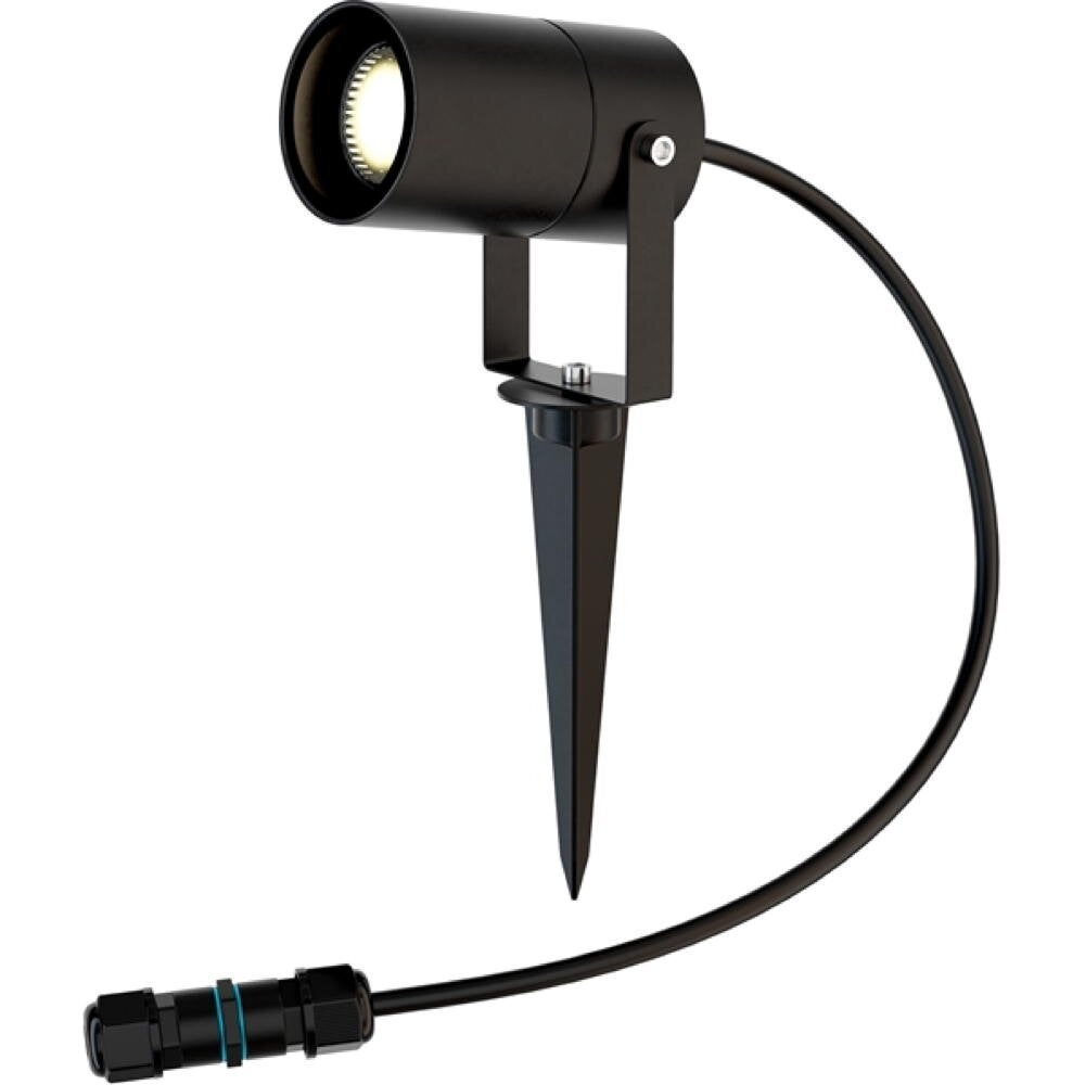 Scope spike lamp in zwart GU10 IP65
