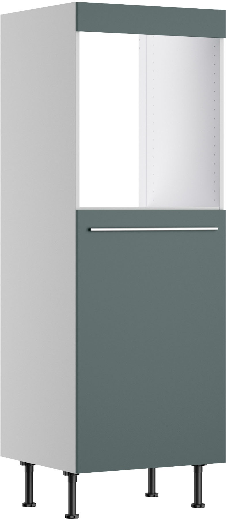 KOCHSTATION Backofen/Kühlumbauschrank »KS-Bern2« Breite 60 cm, Höhe 176,6 cm, 1 Tür für integrierten Kühlschrank