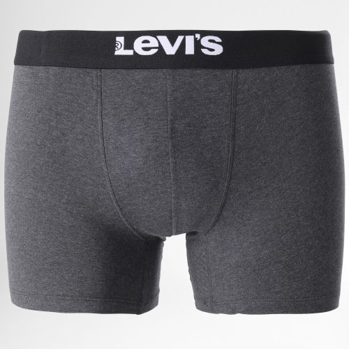 Lot De 2 Boxers 701224657 Noir Gris Anthracite Chiné