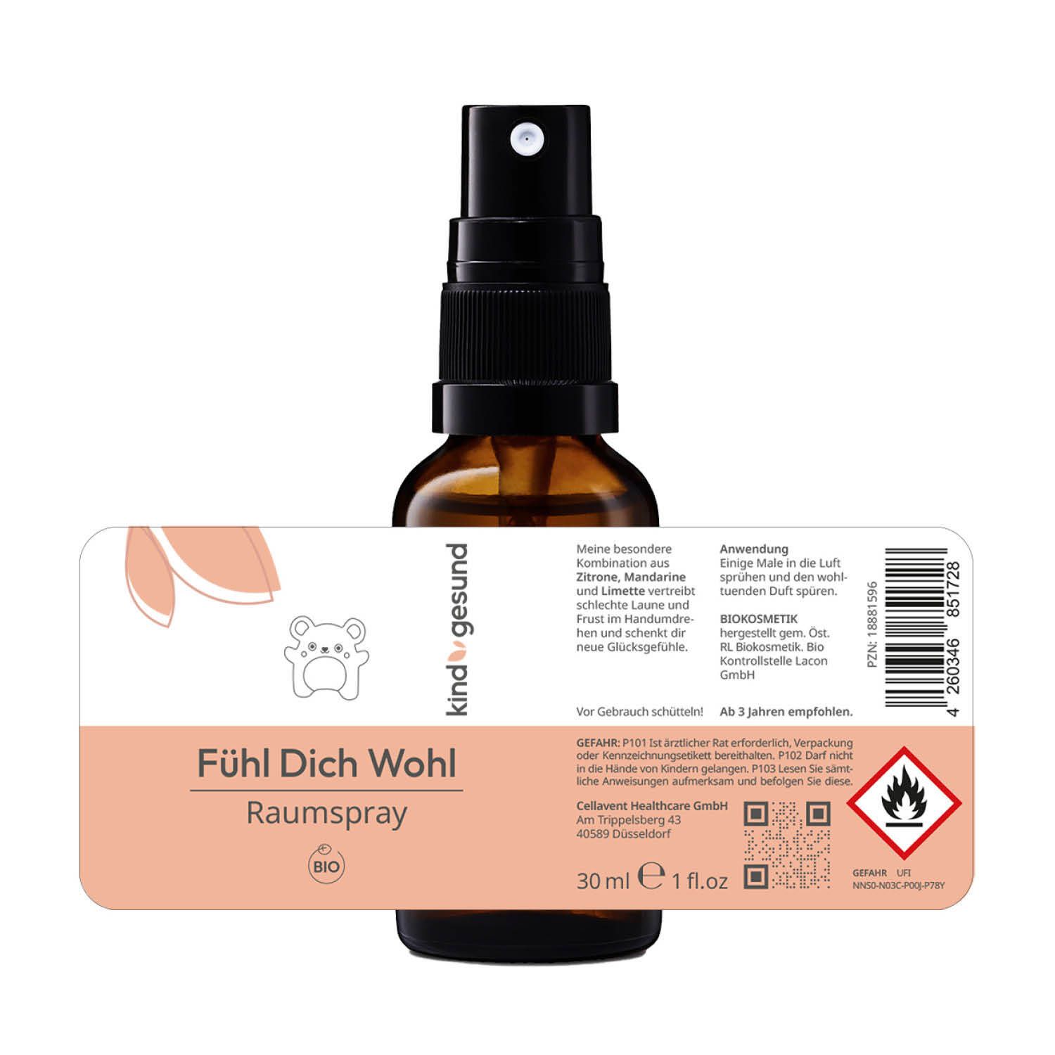 Bio-Fühl Dich Wohl Raumspray - kindgesund®