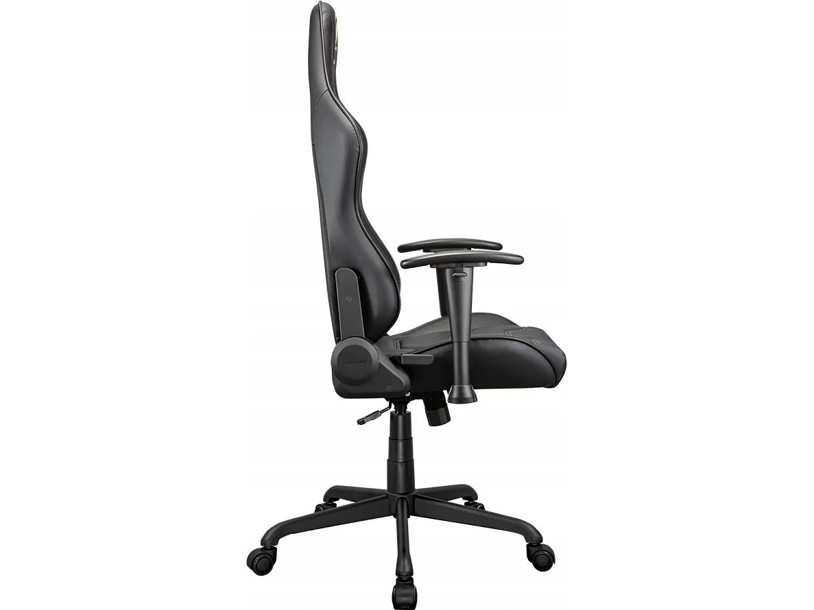 COUGAR Gaming Silla Armor Elite Royal, PC gamingstol, 120 kg, Polstret sæde, Polstret ryglæn, Sort, Stål