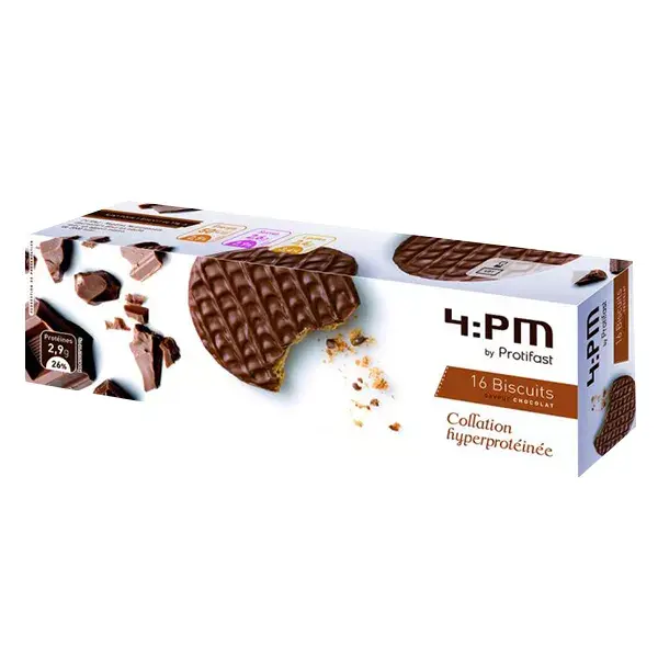 Protifast Lanche de Chocolate com Alto Teor de Proteína - 16 biscoitos