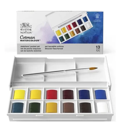 Winsor & Newton Cotman AquarellSketchers 12er Taschenbox