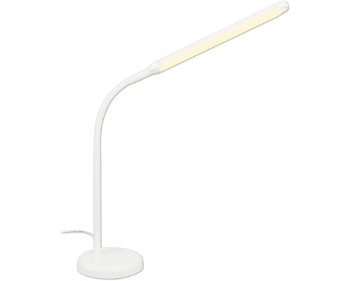 LED-kantoorlamp, 4-staps touch dimbaar, 6,5W, 600 lm, 3000 KH, 37 cm, Pivaz, wit, geheugenfunctie