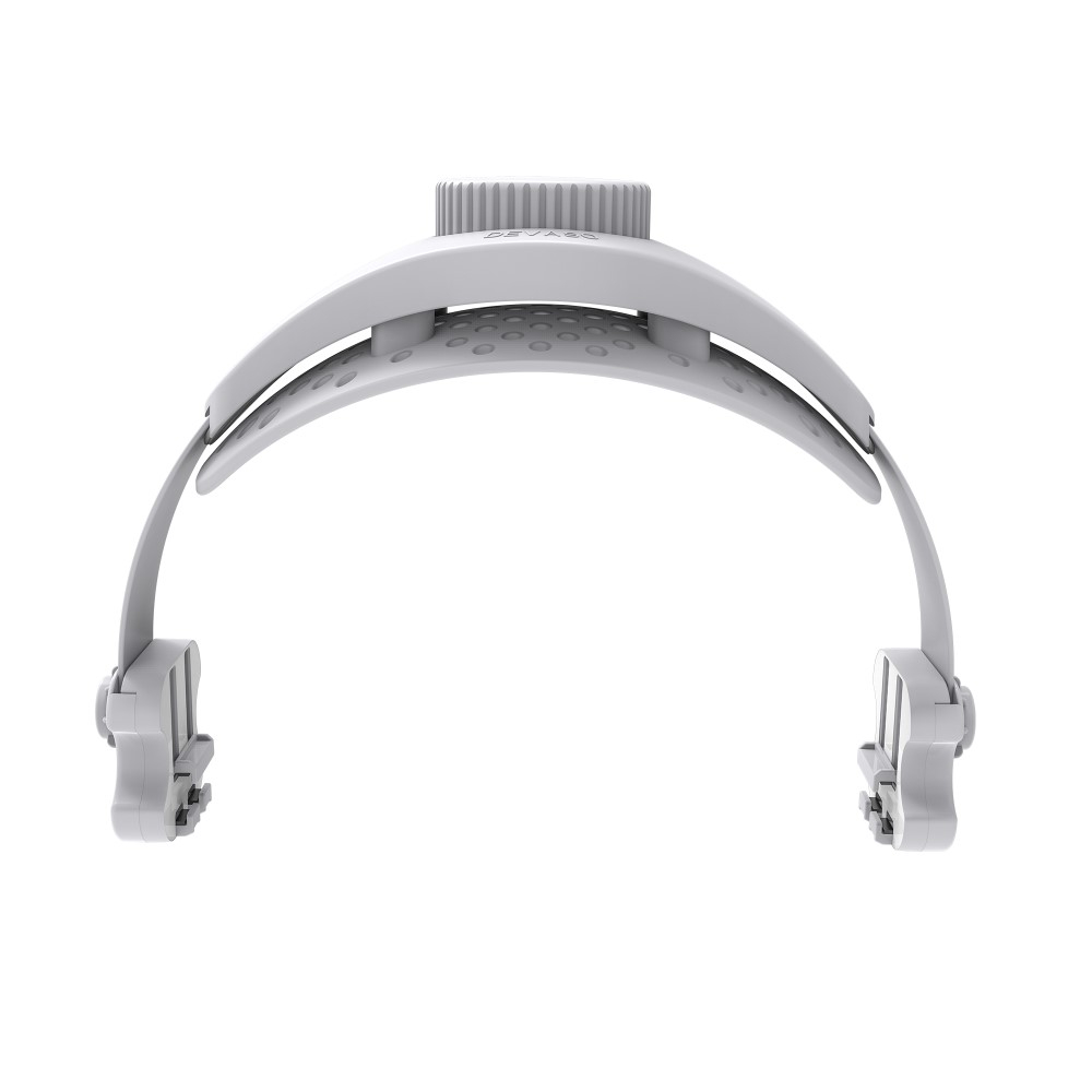 Meta Quest / Oculus Quest 3 / 2 / Pro und Pico 4 Kopfband Schutzriemen zur Druckreduzierung (Grössenverstellbar) - Weiss