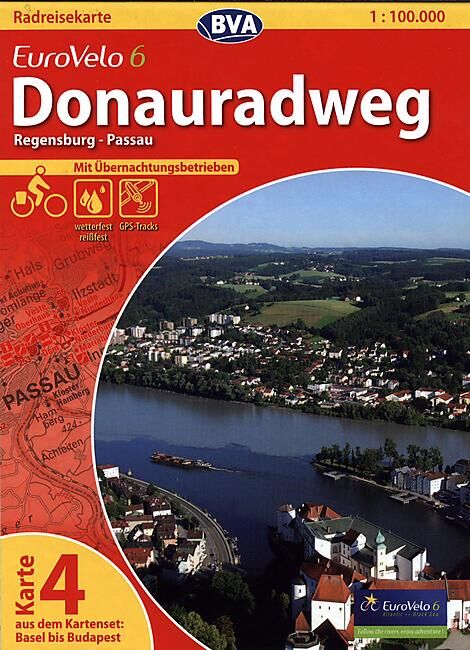 ADFC - 4 EUROVELO 6 REGENSBURG PASSAU 1 100 000