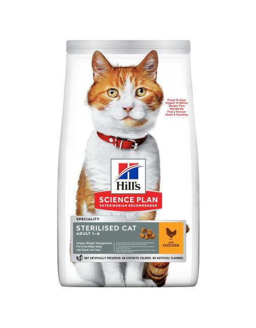 Hill's Feline Adult Sterilised Cat Kip - Kattenvoer