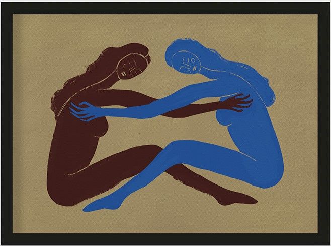 Art Print Serene Embrace
