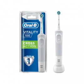 Oral-B Vitality 100 witte elektrische tandenborstel powered by Braun