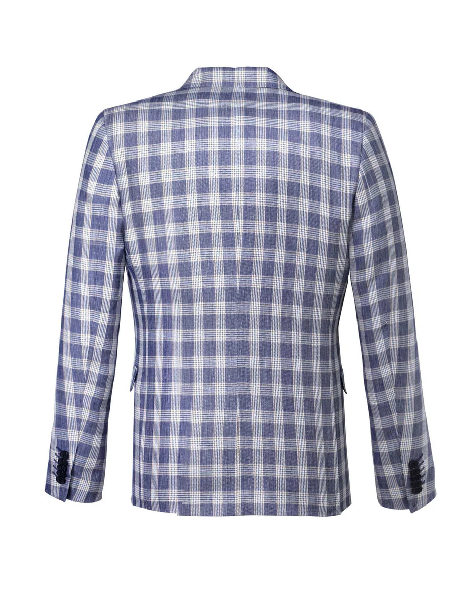 Veste bleu indigo