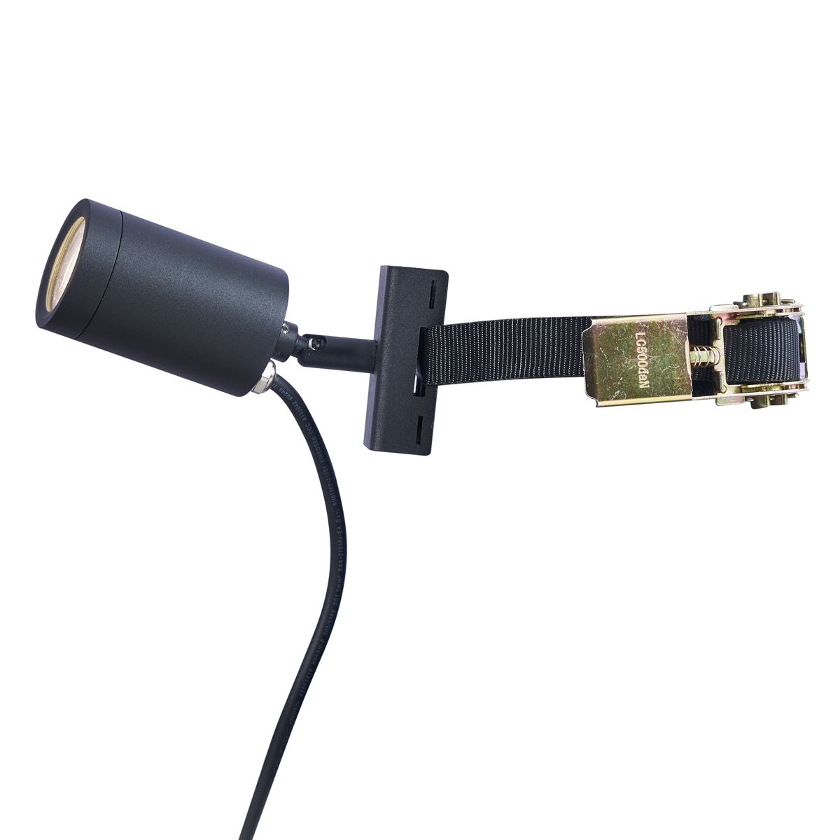 Buitenspot zwart voor aan boom GU10 50mm draai- en kantelbaar IP65 - Solo