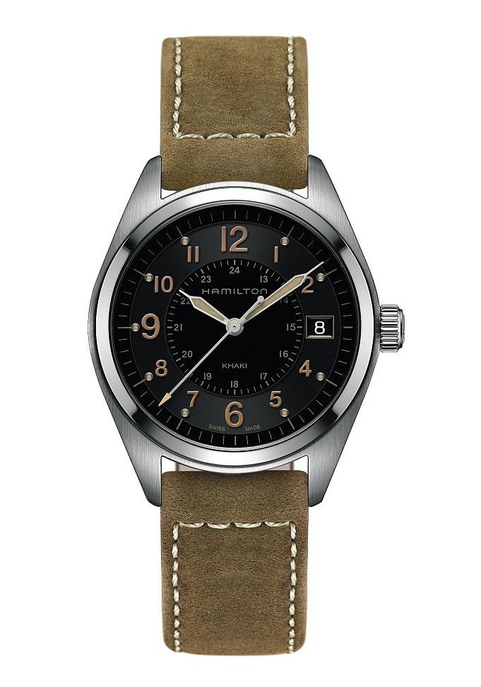 Hamilton Khaki Field Herrenuhr Braun H68551833