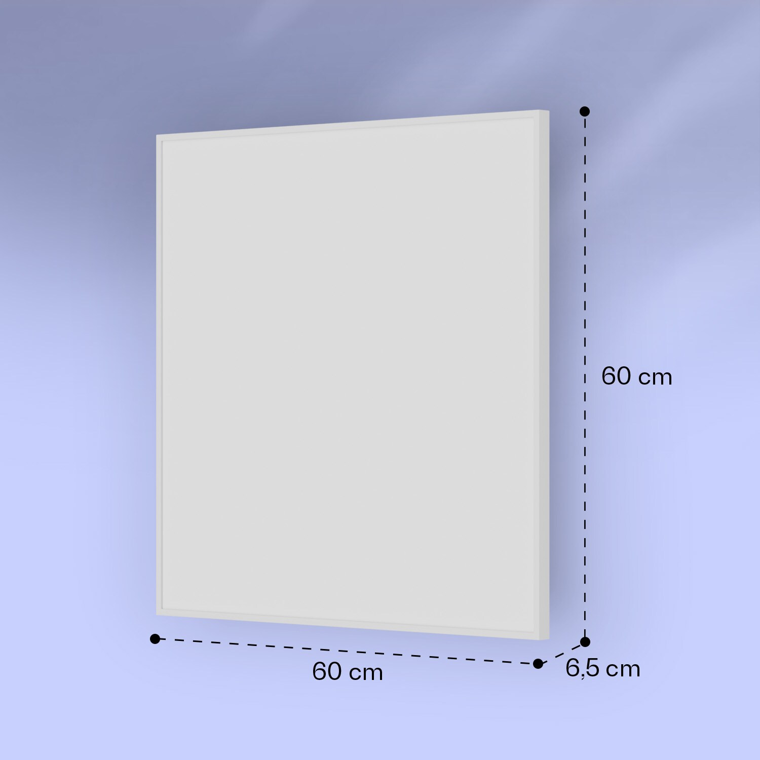 Wondersky Decken-Infrarotheizstrahler 2-er Set 350W 60x6,5x60 cm IP44 350 W