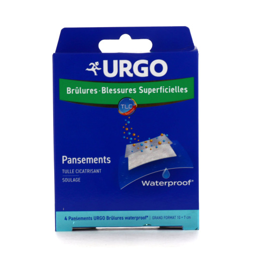 Pansements waterproof Urgo pour brûlures et blessures superficielles
