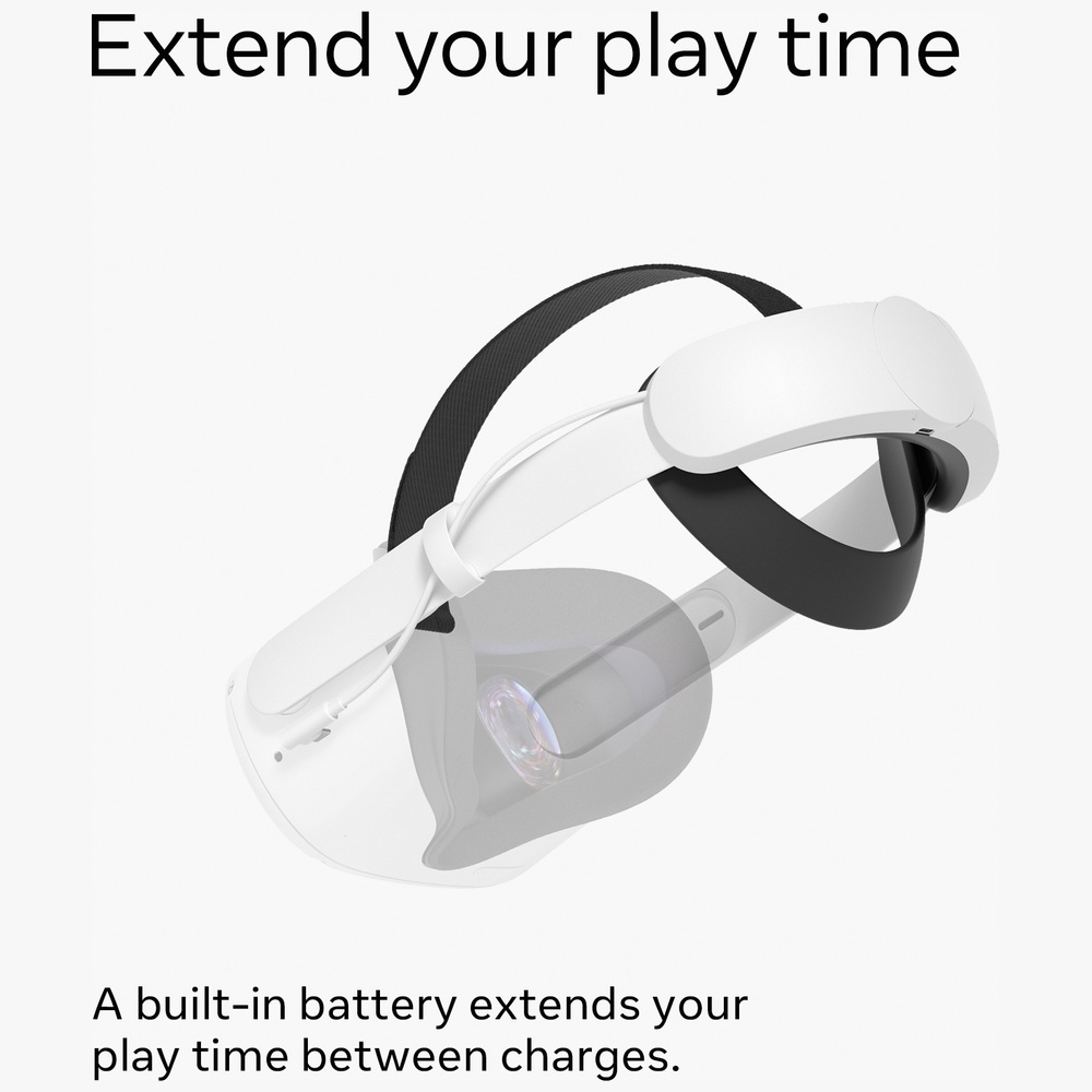 Meta Quest 2 Elite Armband mit Batterie