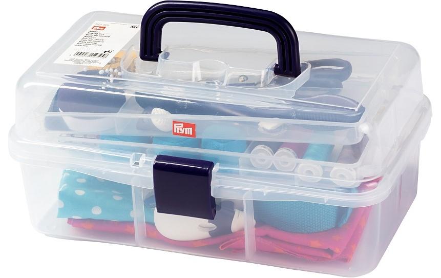 Aufbewahrungsbox Nähkasten, TransparentKomfortable Nähbox für den Transport