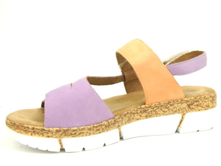 Rieker V2366 blasslila/aqua/aprikot/sun