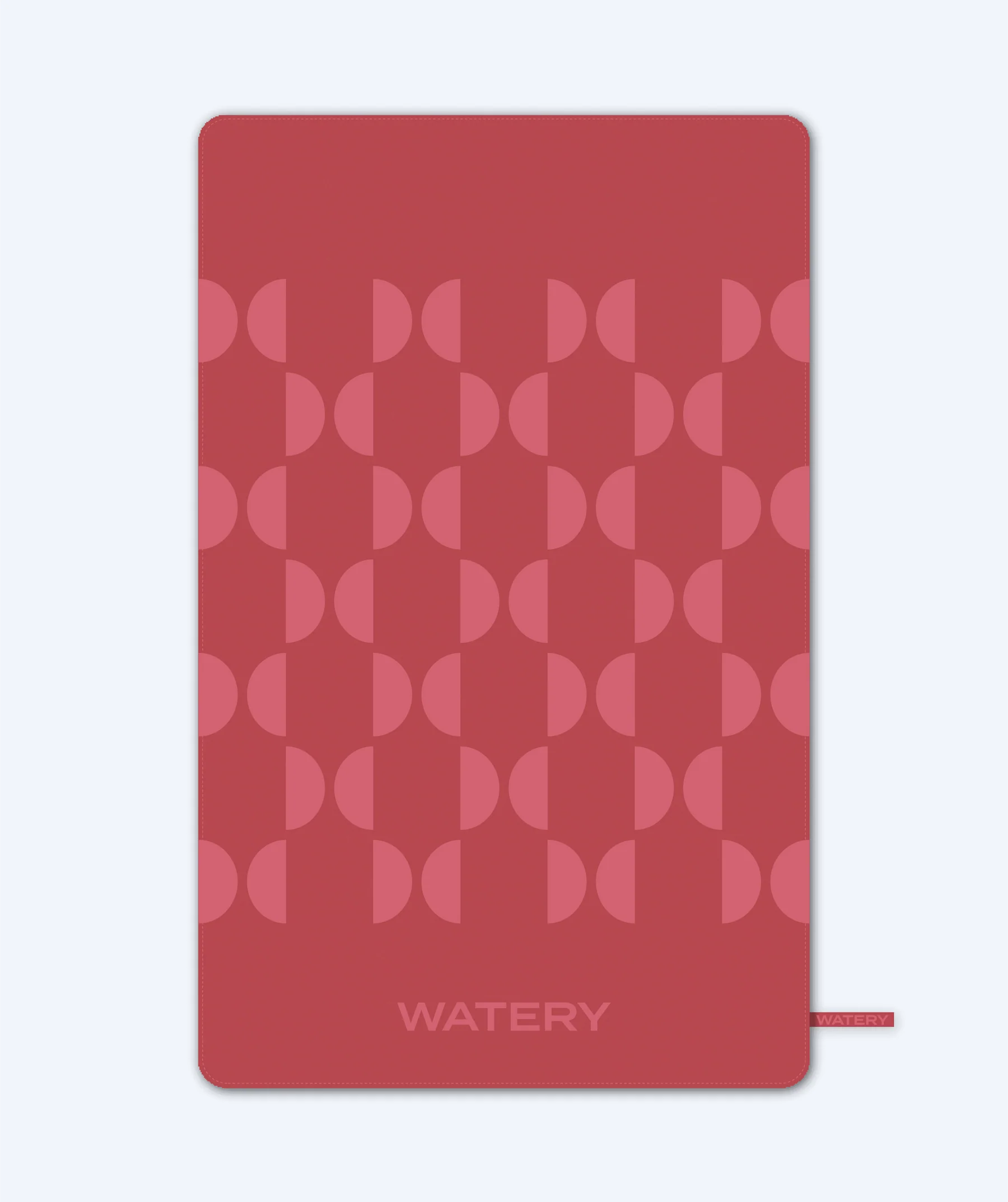 Watery microfiber håndklæde (160 x 80 cm) - Rafferty - Rød