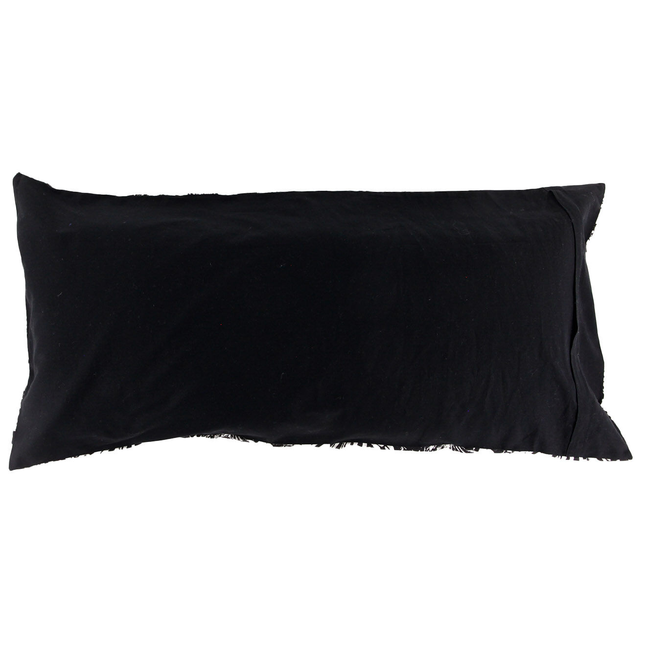 Haomy Housse de coussin en Lin & Coton Ahe blanche - 55x110 cm