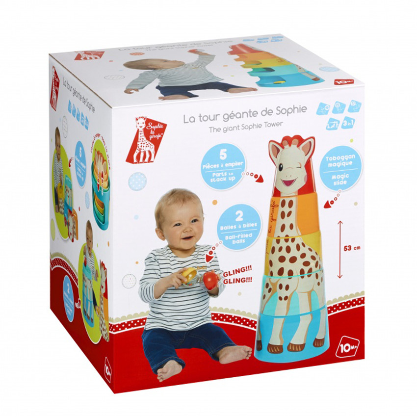 Tour géante à empiler - Sophie la Girafe