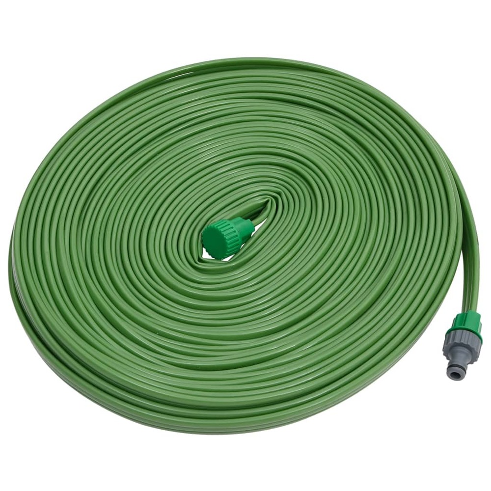 Tuyau d'arrosage à 3 tubes vert 22,5 m pvc