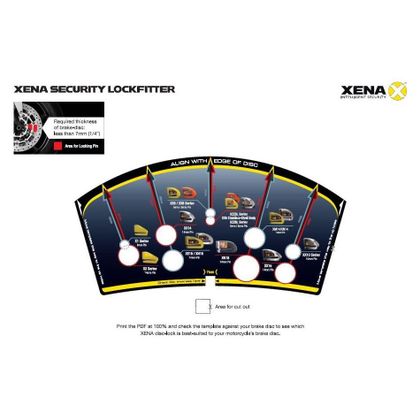 Antivol XENA X2 SRA - CARBONE Universel