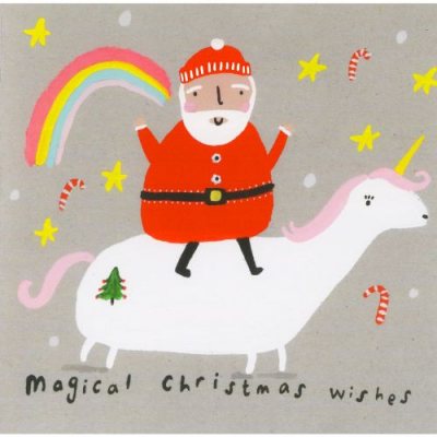 Magical Christmas Unicorn & Santa