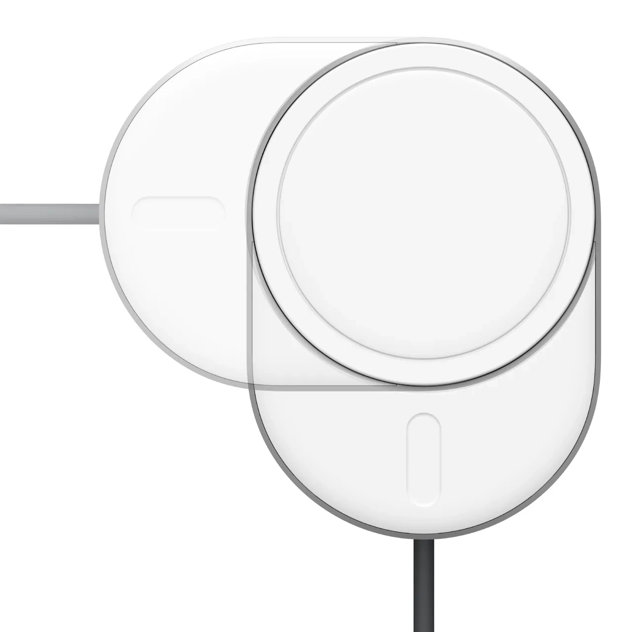 (15W) BoostCharge Pro MagSafe Auto Ladegerät Qi2 Wireless Charger Ladestation Halterung für Lüftungsgitter (WIC008BTGR-NCV2) - Silber