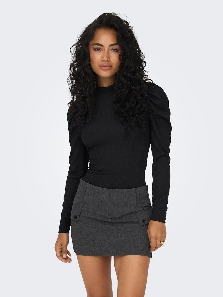 ONLY  Talia L/S Highneck Puff Top