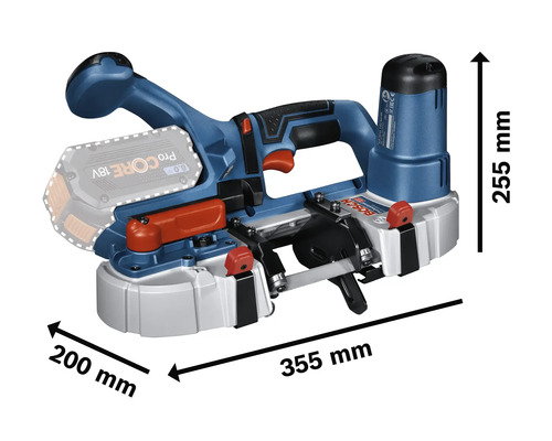 Bosch Professional GCB 18V-63 accu-lintzaag, zonder accu en lader
