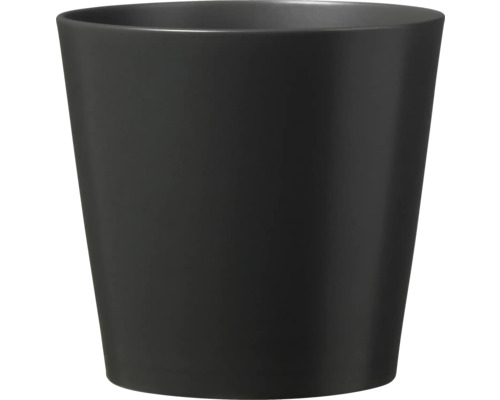 Soendgen Dallas Esprit keramische plantenbak, Ø12 cm, H 9 cm, antraciet