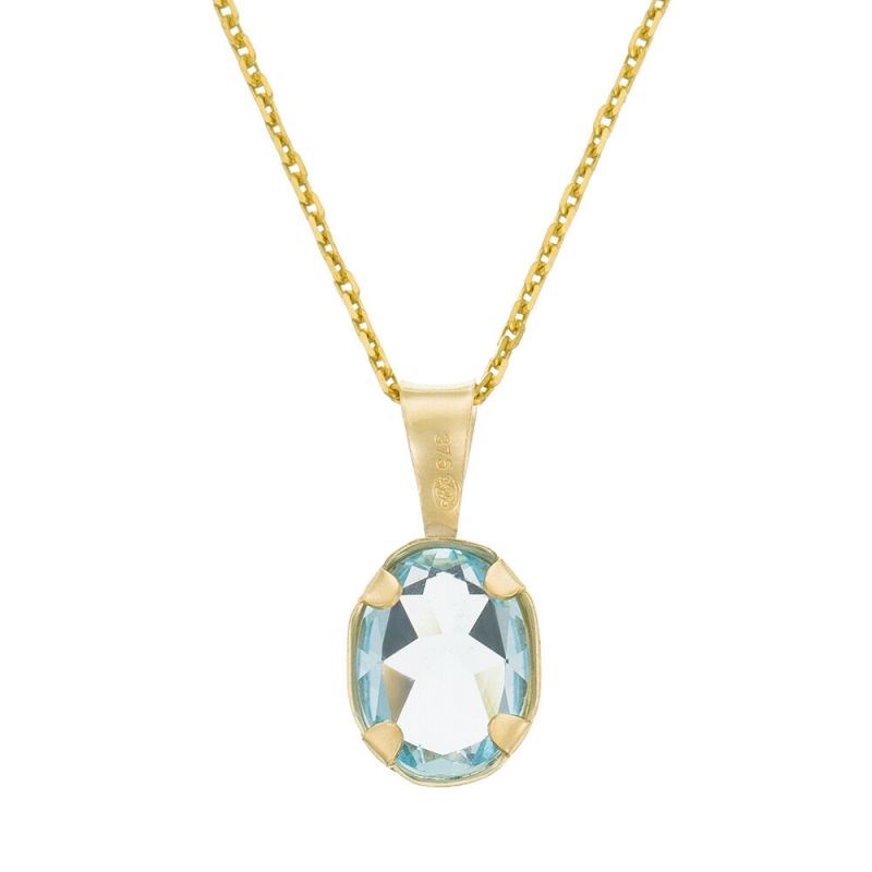 Pendentif Or Jaune 375/1000 et Pierre Fine