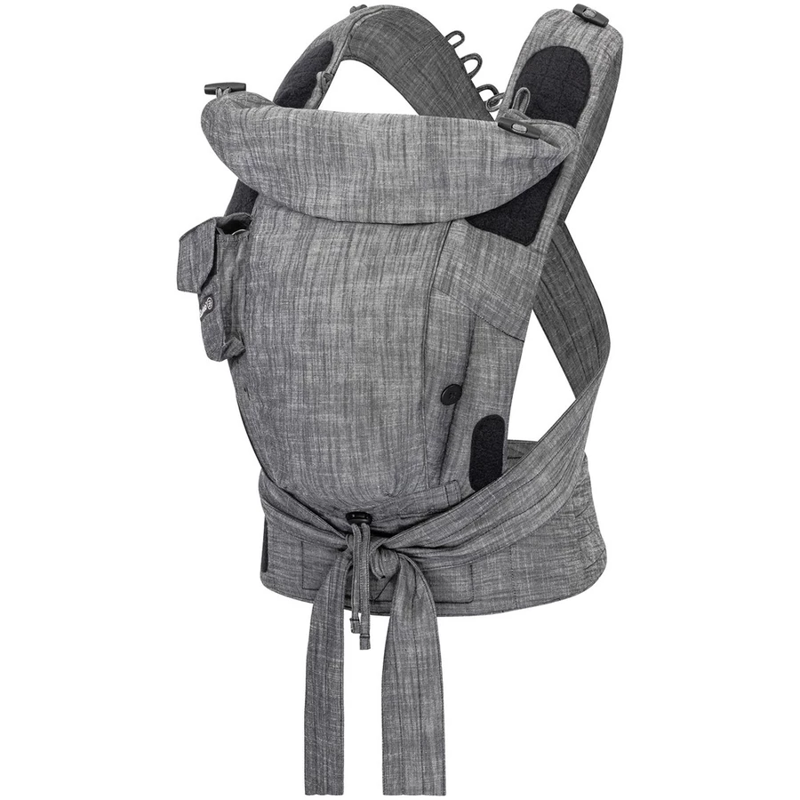 Hoppediz Babytrage Bondolino Plus Popeline One Size Denim schwarz