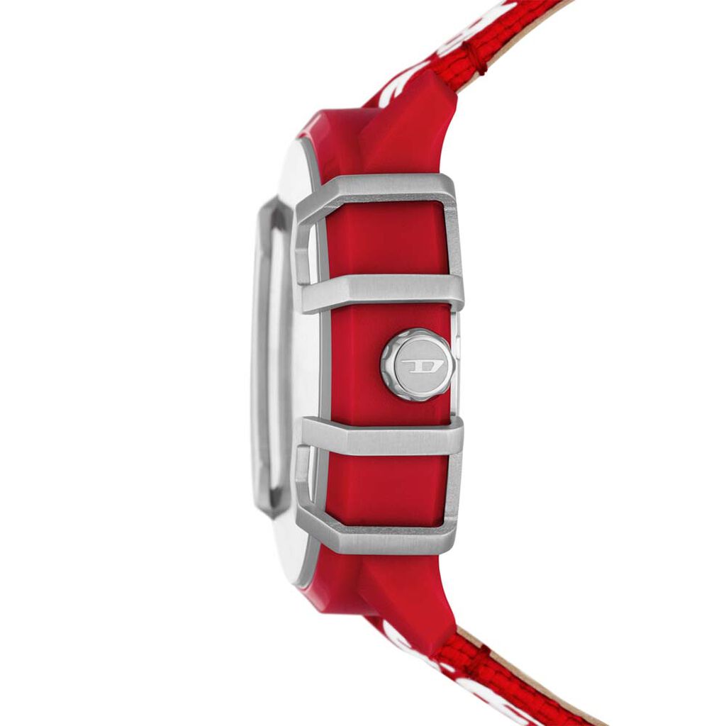 Montre Diesel Fossil Griffed Rouge