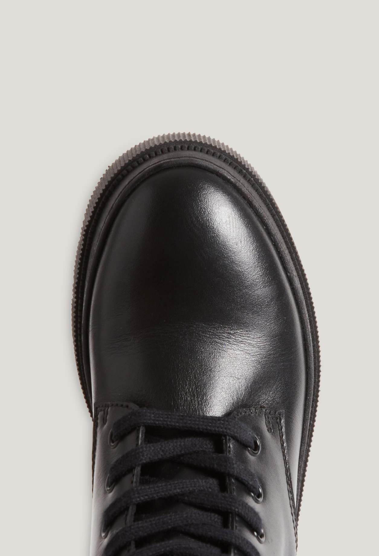 Bottines cuir noir
