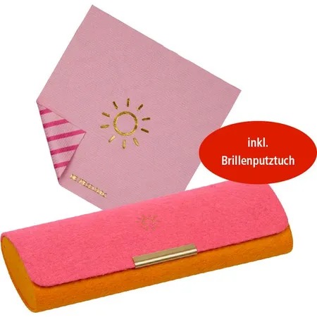 Die Spiegelburg Brillenetui mit Putztuch - Sonne