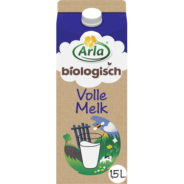 Arla Biologisch Volle Melk Extra Groot Pak 1,5 L