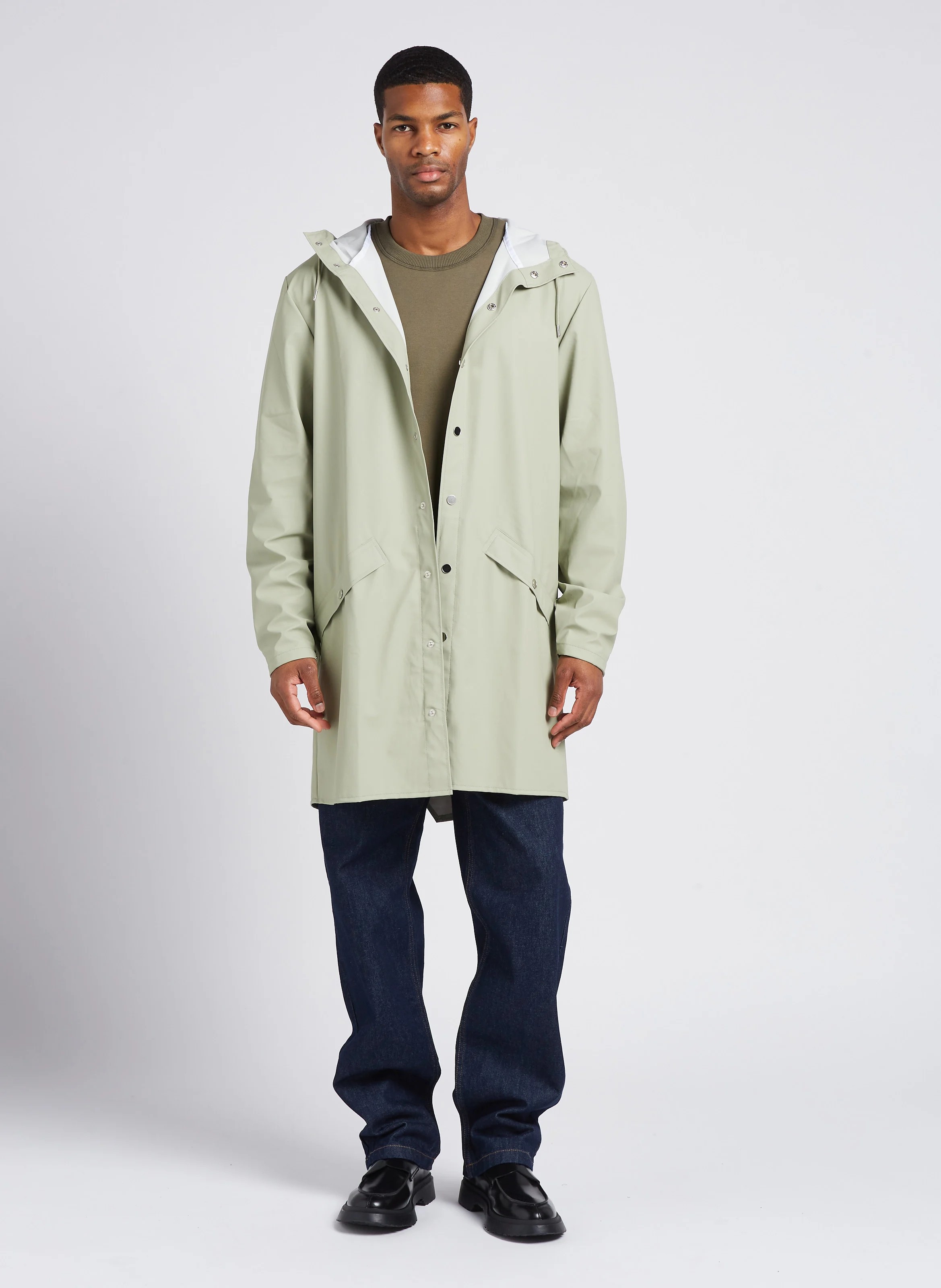 CALPH - Jean droit en coton stretch | Bleu