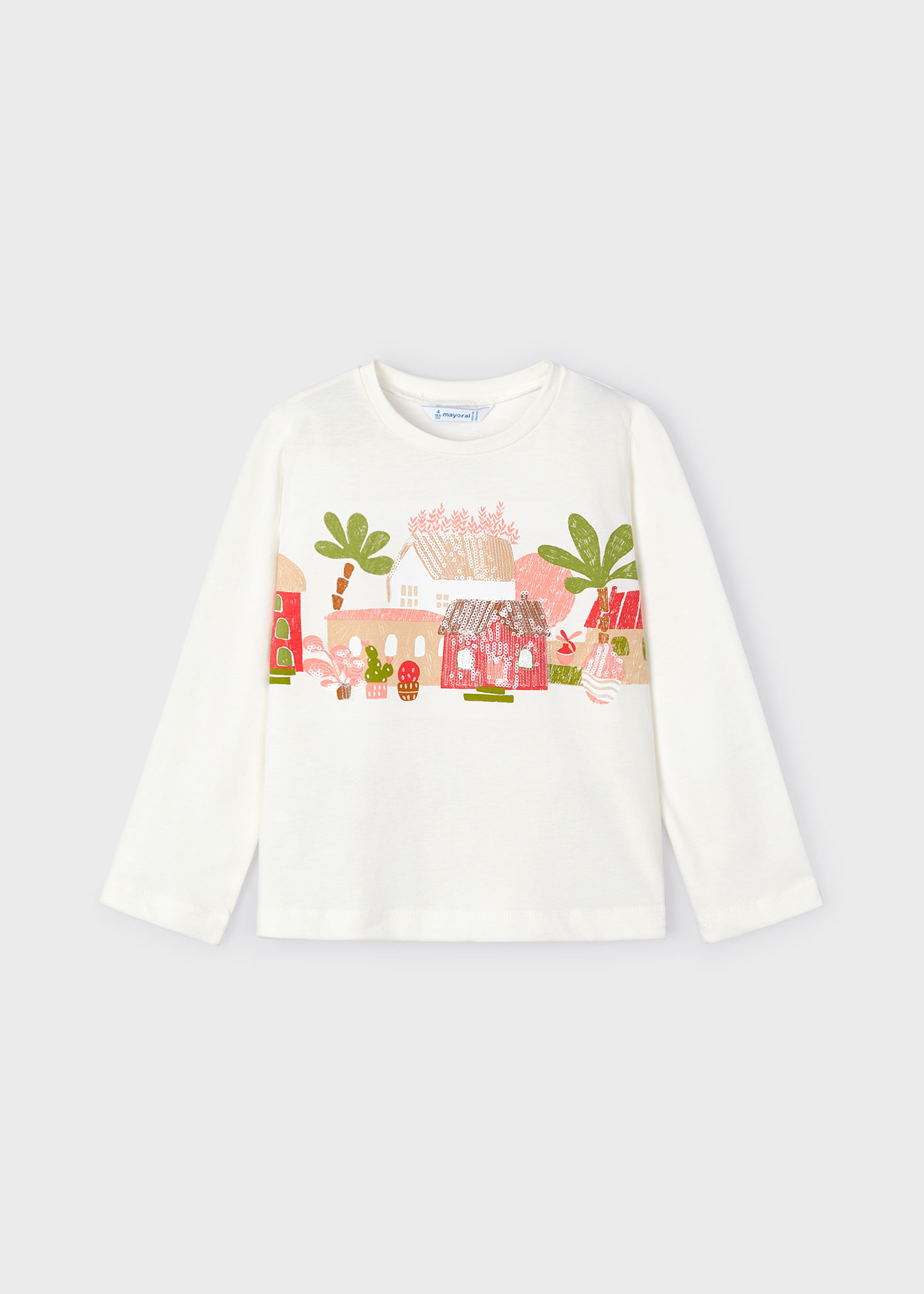 Camiseta Better Cotton com lantejoulas para meninas