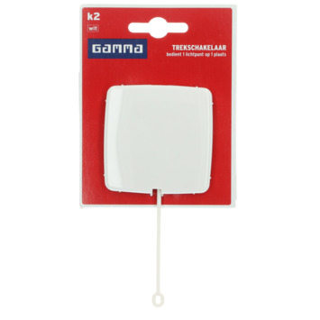 GAMMA K2 Trekschakelaar Wit