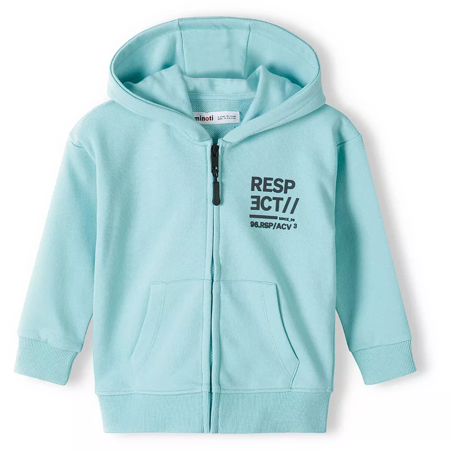 MINOTI Sweatjacke RESPECT Mintgrün