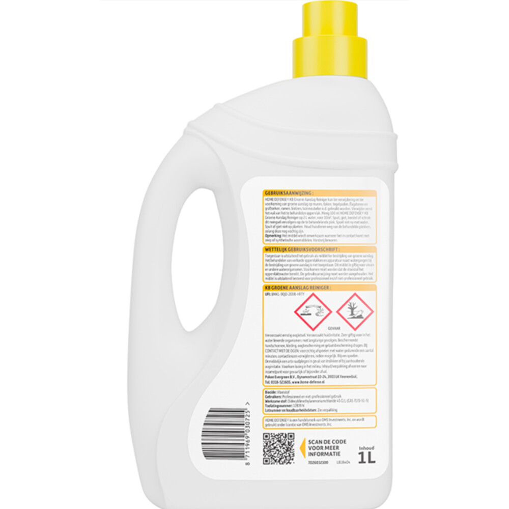KB Home Defense Groene Aanslag Reiniger Concentraat1 liter