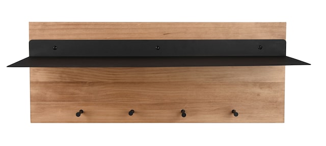 Wandgarderobe ROMY 75 x 30/30 cm braun /schwarz