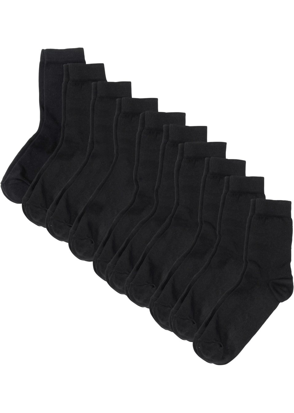 Lot de 10 paires de chaussettes basiques avec coton