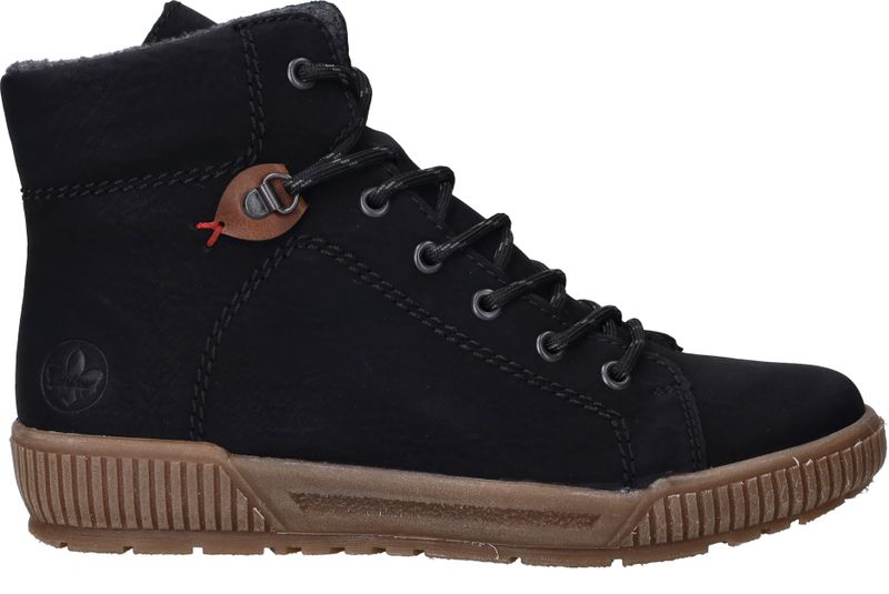 Rieker Veterschoenen Zwart Dames