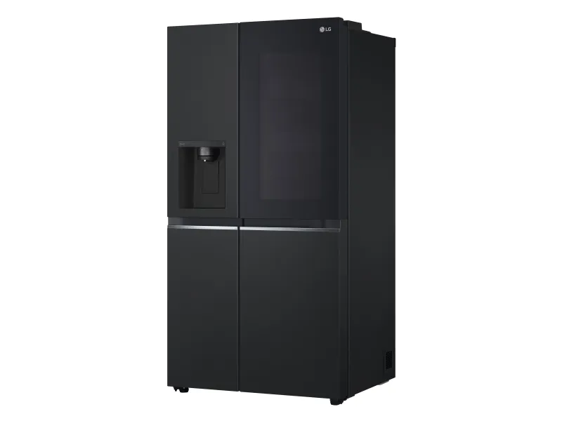 LG InstaView GSGV81EPLL, Fritstående, Amerikansk dør, Sort, Indvendig, R600a, Glas
