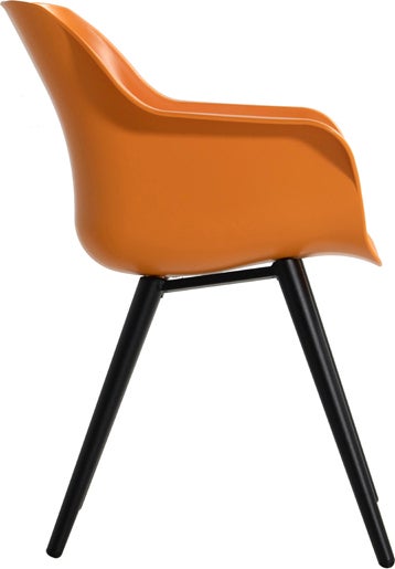 Hartman kuipstoel Sophie Studio oranje / zwart