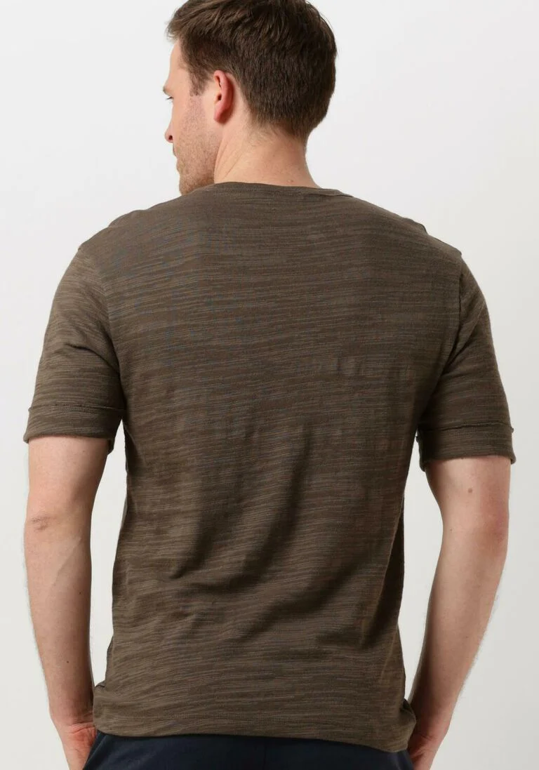 DRYKORN donkergroene drykorn t-shirt raphael 520182