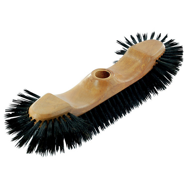Balai demi tête fibres soies sorties 45 mm, monture plastique