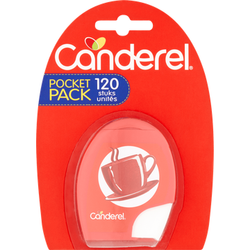 Canderel Pocket Pack 120 Stuks 10,2 g